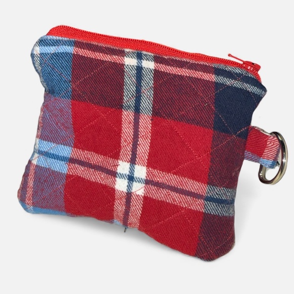 Handmade Handbags - Handmade Flannel Wristlet